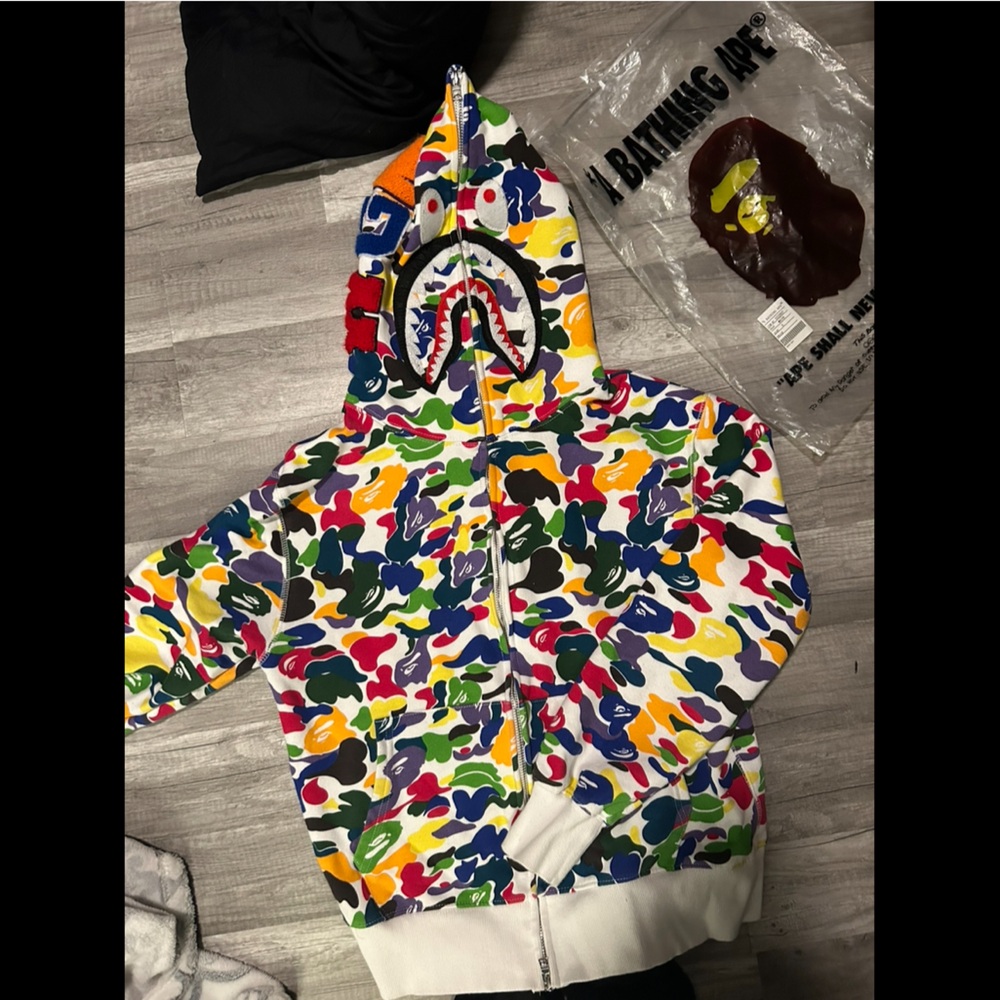 MULTI COLOR BAPE ZIPUP